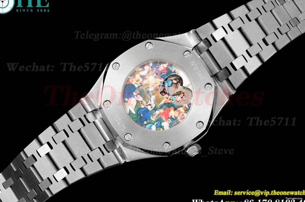 Stk SS Oak SS Royal A23J(Erotic) ABF Black Fake tourbillon 0121